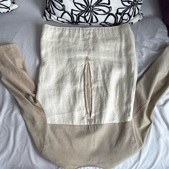 Trachten-mad’l Authentic Suede & Linen Jacket | Size L | Made in 🇩🇪 | Paid 500 - Picture 11 of 16